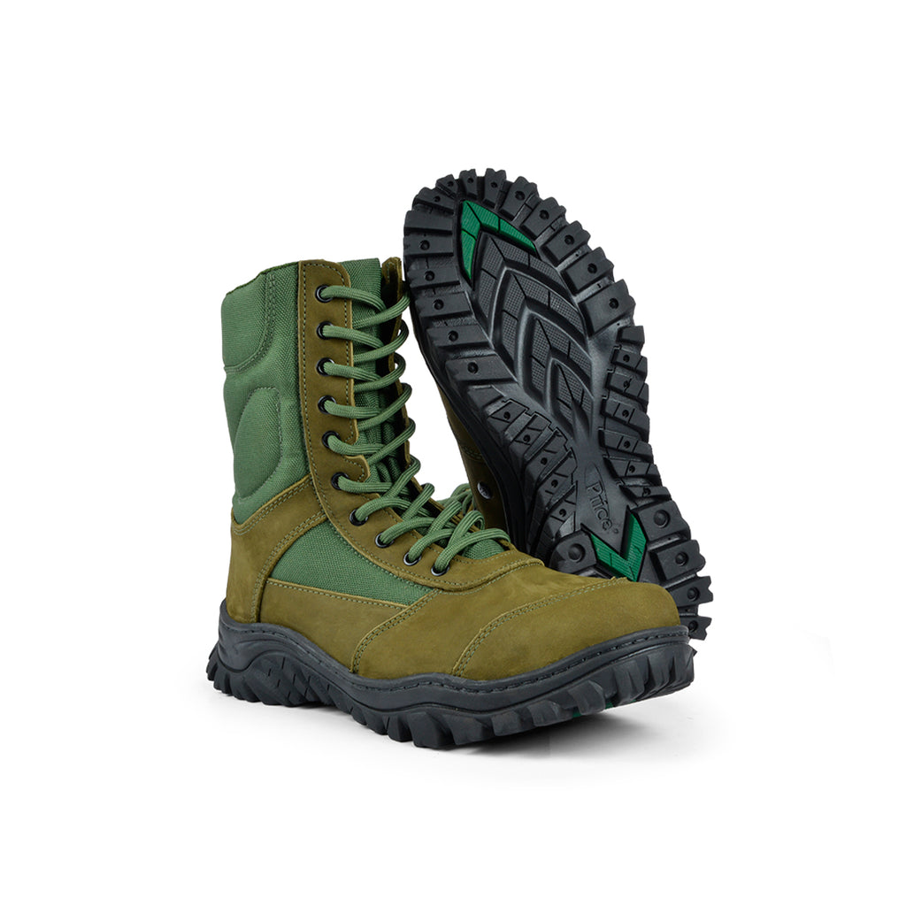 Coturno Militar Exército Selva Verde Zíper | Coyote