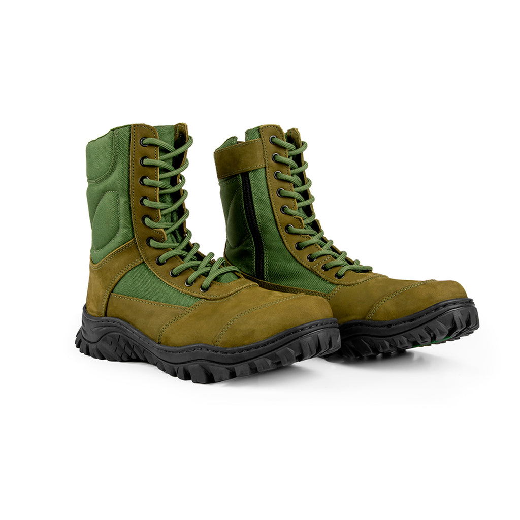 Coturno Militar Exército Selva Verde Zíper | Coyote