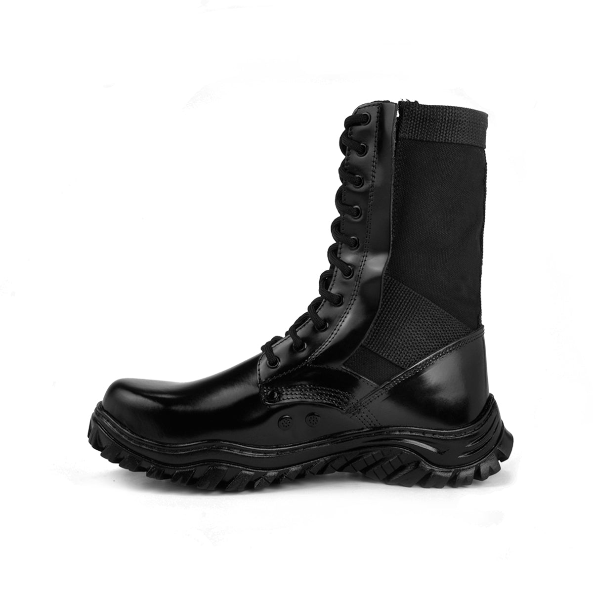 Coturno Militar Preto Box Zíper | Elite