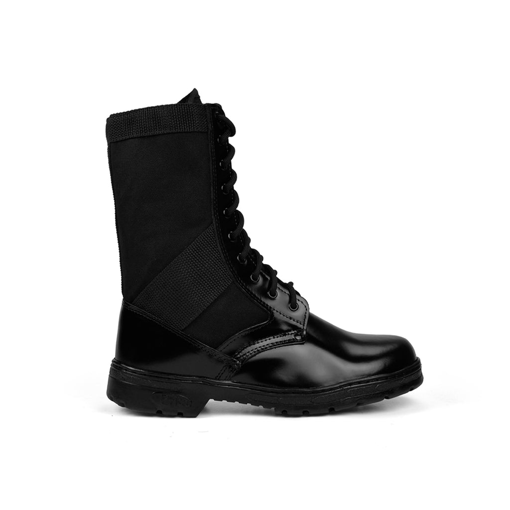 Coturno Militar Preto Box Zíper | Extra Leve