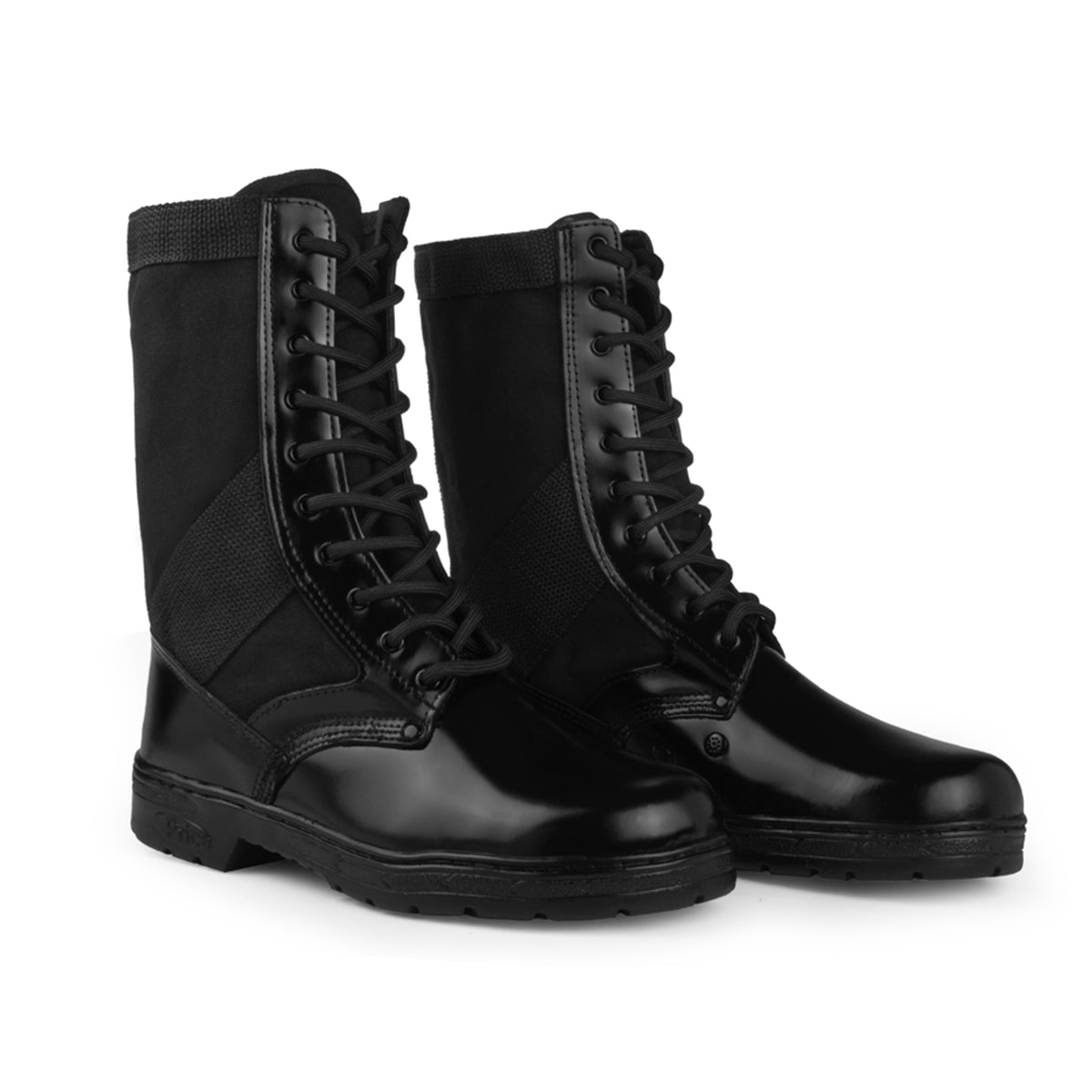 Coturno Militar Preto Box Sem Zíper | Extra Leve