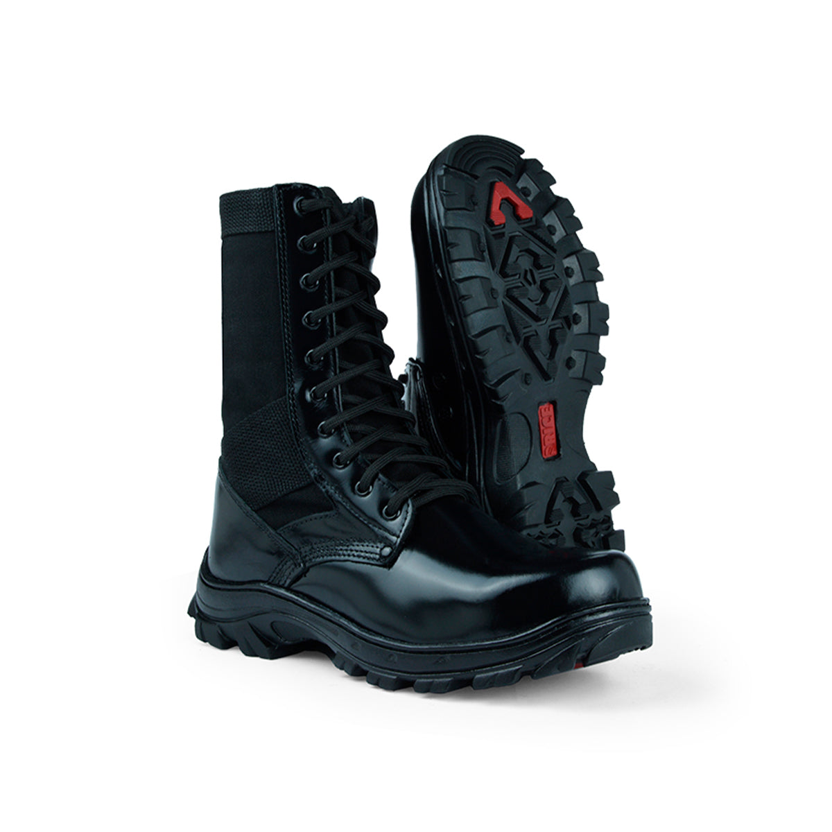Coturno Militar Preto Box Zíper | Novo Troller