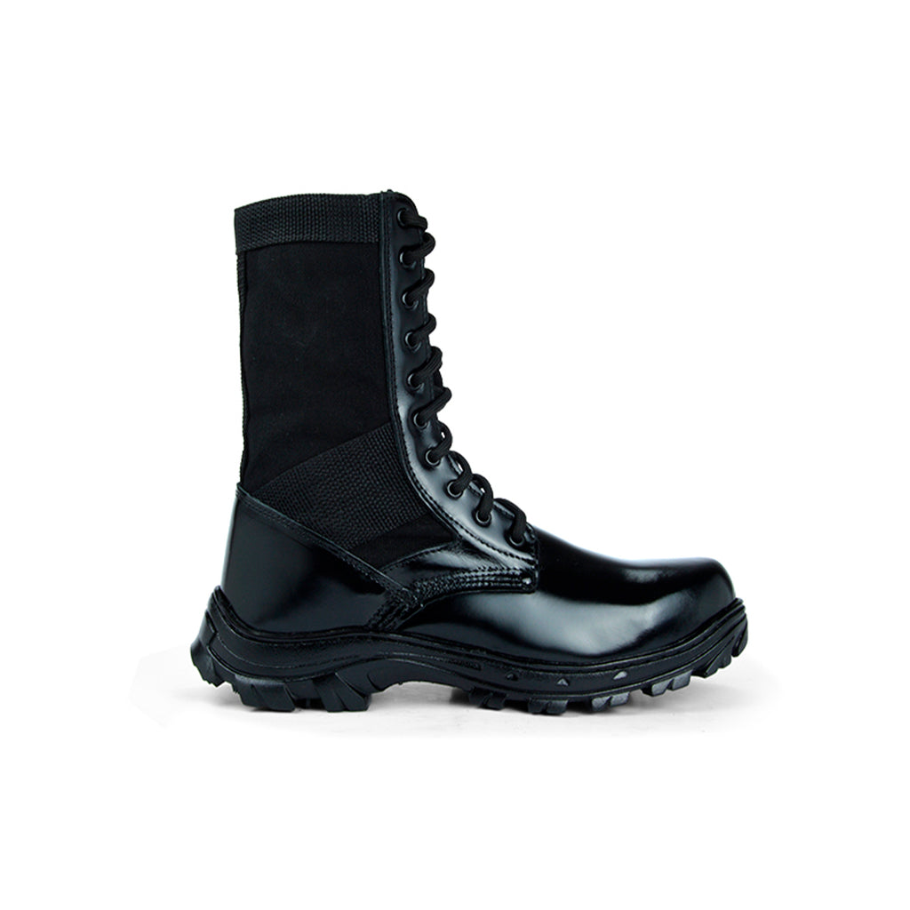 Coturno Militar Preto Box Zíper | Novo Troller
