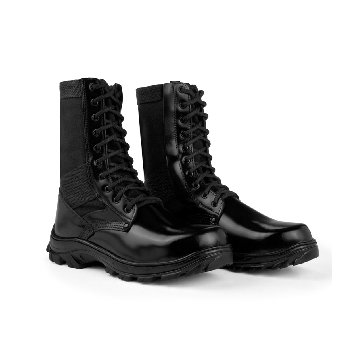 Coturno Militar Preto Box Zíper | Novo Troller