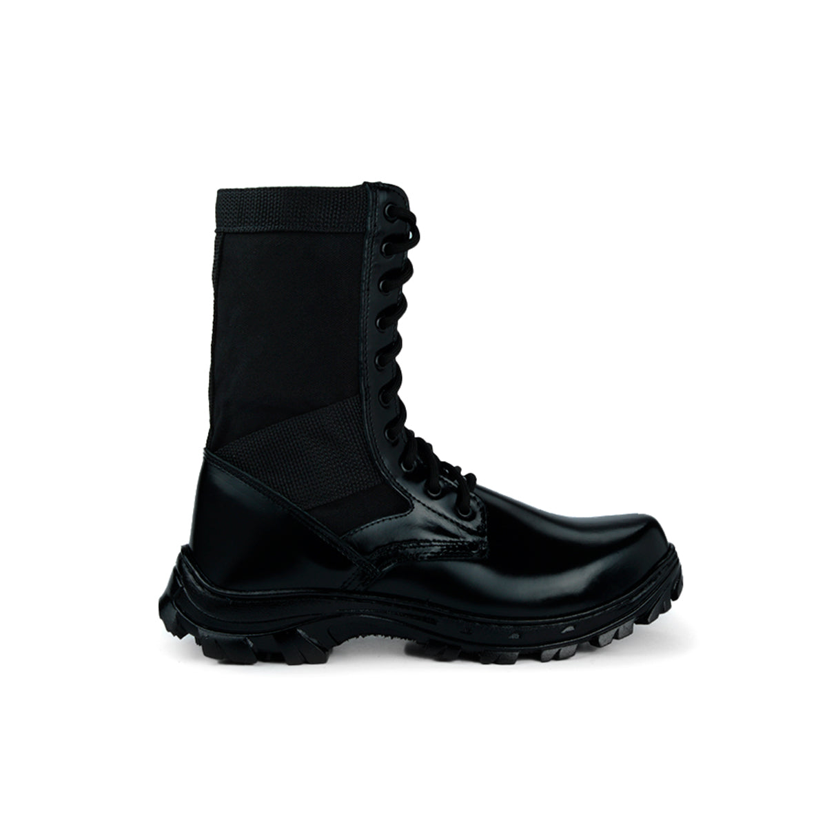 Coturno Militar Preto Box Sem Zíper | Novo Troller