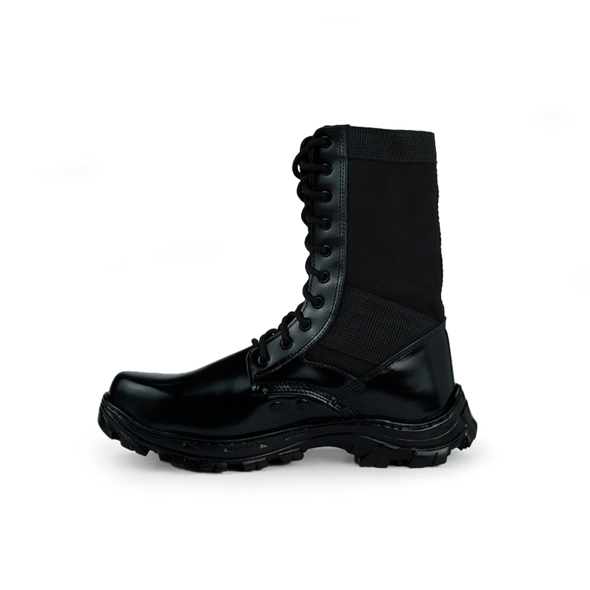 Coturno Militar Preto Box Sem Zíper | Novo Troller